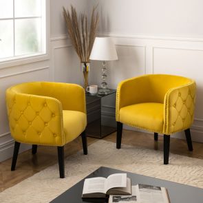 Margonia Tub Chair - Mustard