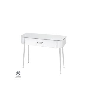 Mason Console a specchio - gambe in Argento lucidato