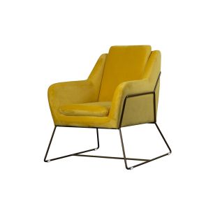 Fauteuil Mentosa, jaune