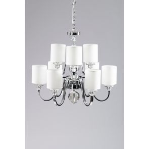 Meyer Nine Light Crystal Chandelier