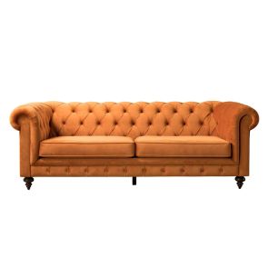 Monty 3-Sitzer Sofa - Kürbisorange