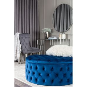 Mylia Pouf ottomano salvaspazio - Blu Marina