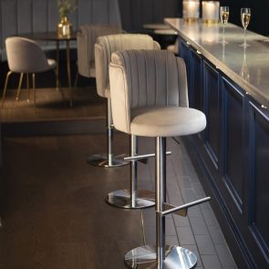 Odeon Bar Stool – Dove Grey