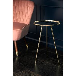 Panatella Brass Side Table