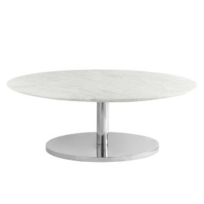 Table basse en argent Parker