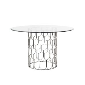 Pino 4-5 Silver Dining Table