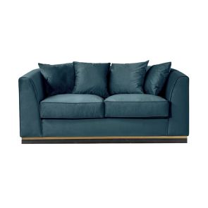 Pino 2-Sitzer Sofa - Pfauenblau