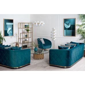 Pino Two Seat Sofa - Peacock