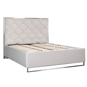 Pino Storage Bed Silver