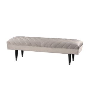 Banc Polter, gris colombe