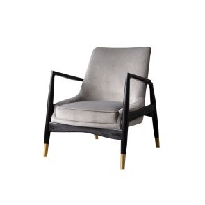 Fauteuil Porter, gris colombe