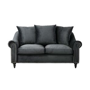 Portman Two Seat Sofa - Black