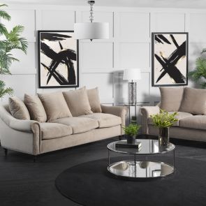 Portman Three Seat Sofa - Taupe