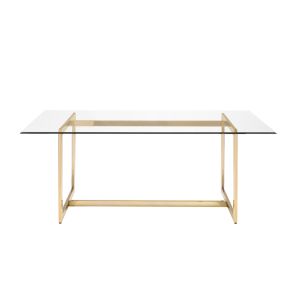 Quad Brass Dining Table