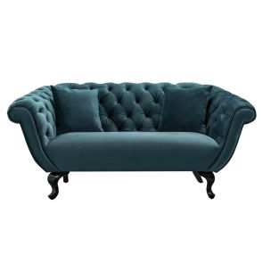 Ramona 2-Sitzer Sofa - Pfauenblau