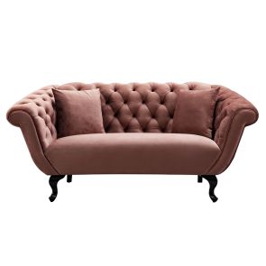 Ramona 2-Sitzer Sofa - Zartrosa