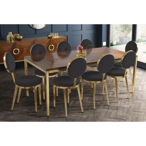 Silla de comedor Ravello – Negro