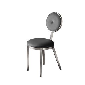 Ravello Matstol Silver - Smoke