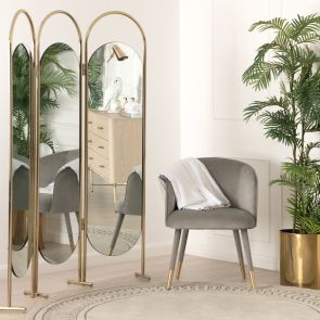 Altalune Dressing Mirror - Champagne Gold 