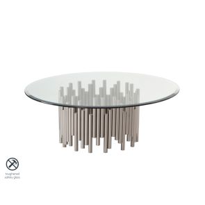 Rubell Silver Coffee Table