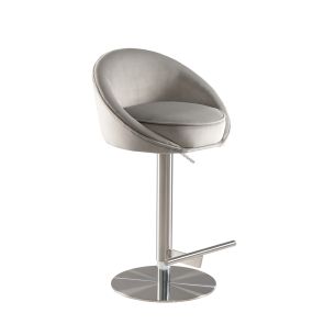 Tabouret de Bar Selini - Gris colombe