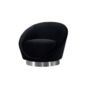 Selini Swivel Chair - Black