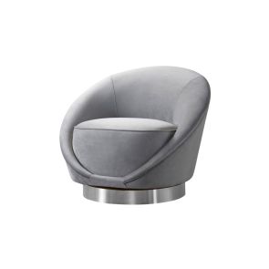 Selini - Sillón giratorio - Gris paloma