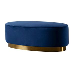 Selini Footstool – Navy Blue