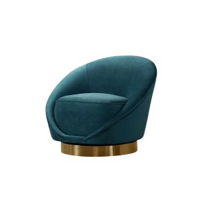 Selini Swivel Chair - Peacock