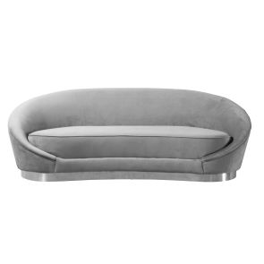 Selini 3-Sitzer Sofa - Silber Basis - Taubengrau