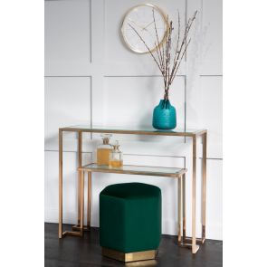 Tabouret hexagonal Senio, vert-bouteille