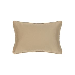 Coussin rectangulaire en satin doré