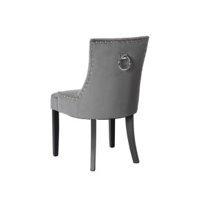 Torino Matstol med Back Ring - Smoke