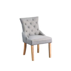 Torino Herringbone Grey Dining Chair