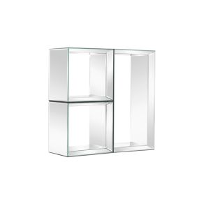 Uno - Mirrored Wall Shelves - 2 Square & 1 Rectangle