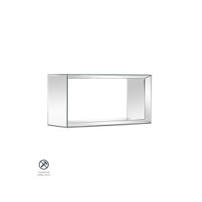 Uno - Étagère flottante rectangulaire en miroir  