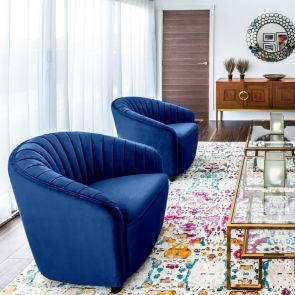 Alice Armchair - Navy Blue