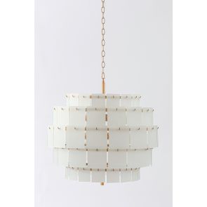 Lustre voile en laiton