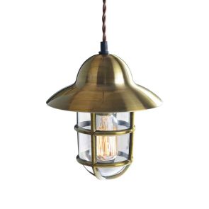 Tristan Hanglamp in Industriestijl Messing