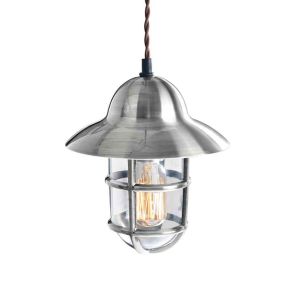 Tristan Industrial Chrome Pendant Light