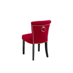 Positano Dining Chair with Back Ring - Cranberry