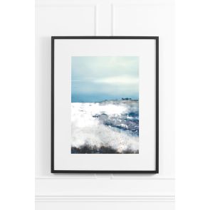 Whale Cove No.1 Wall Art - Black Frame