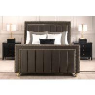 EU - Albert Bed met Opbergruimte - Carbon