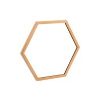 Alveare Brass Wall Mirror