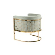 Alveare Tub Chair Brass - Jade