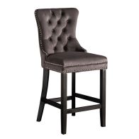 Antoinette Bar Stool Smoke Grey