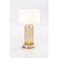 Aria Table Light Brass