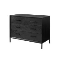 Duo Black Chest of Drawers