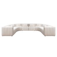 Essen Lounge Suite – Ivory Chenille