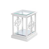 Etienne White Side Table 